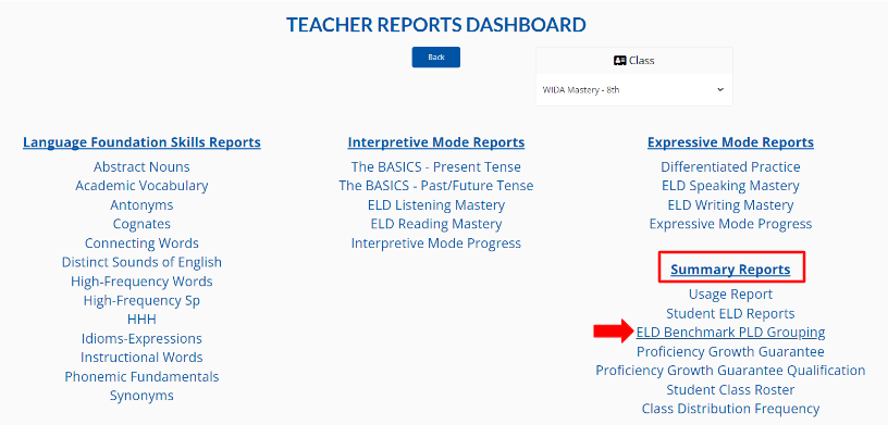 ELD Benchmark PLD Grouping-Teacher Dashboard-WIDA.png